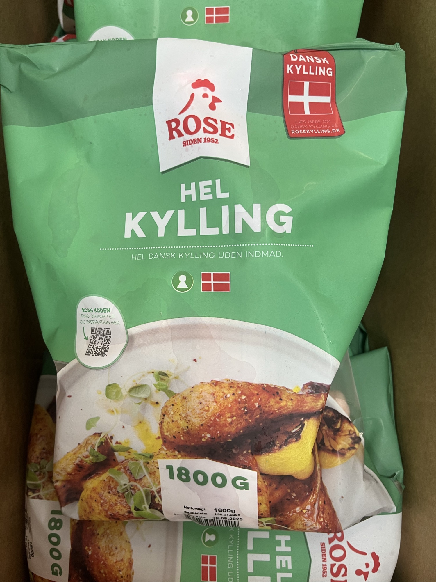 Rose stor kylling