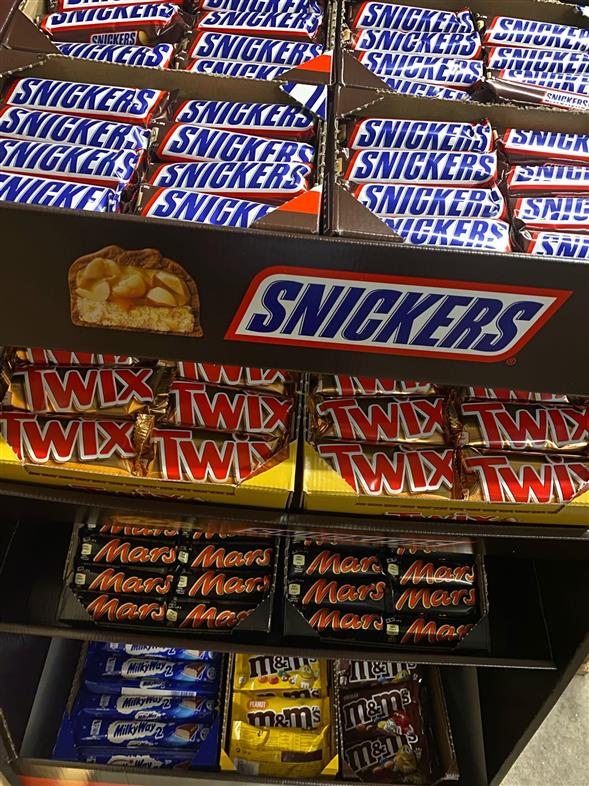Chokoladebar stykvis… 4,95