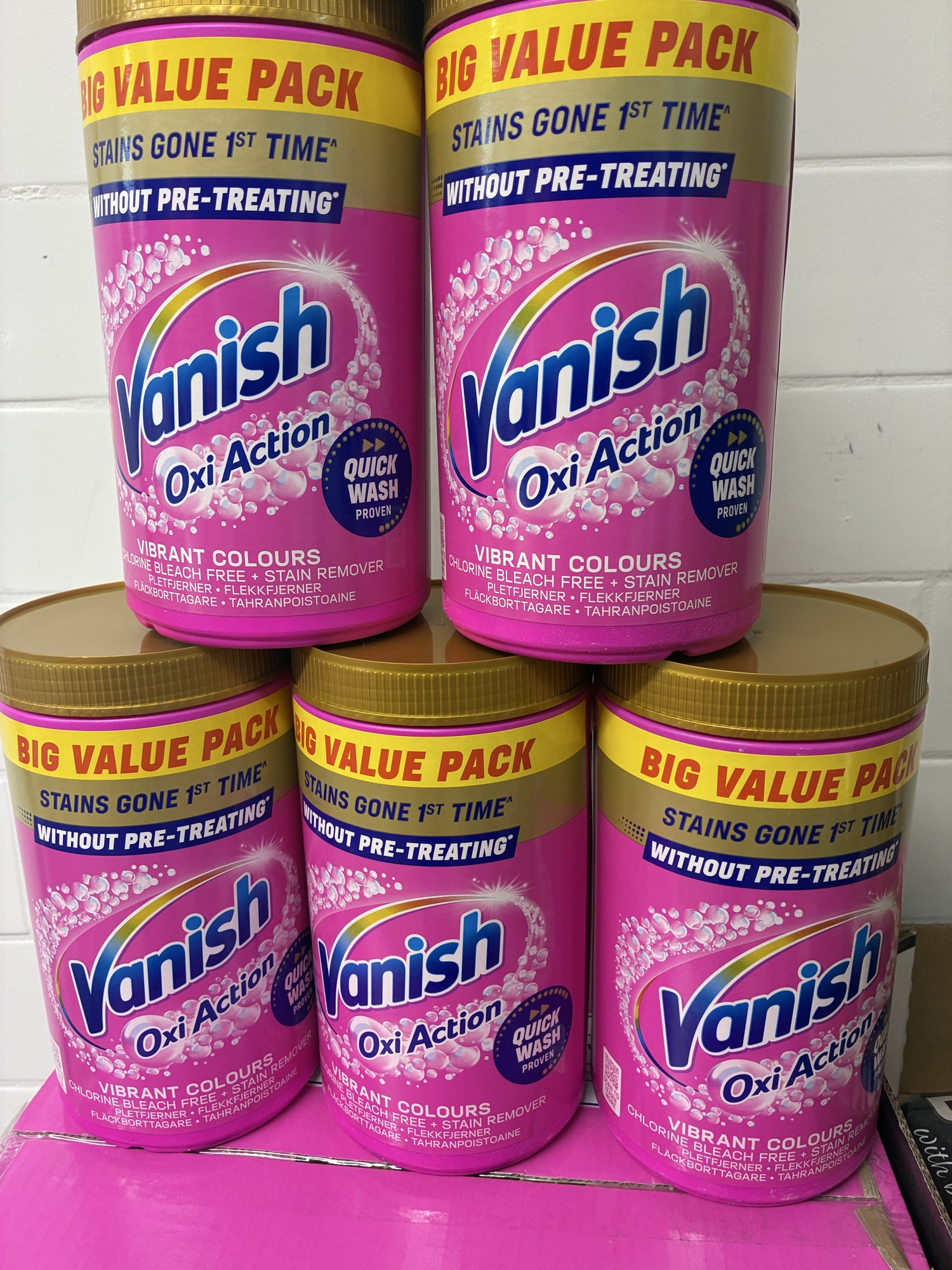 Vanish storkøb 65,-