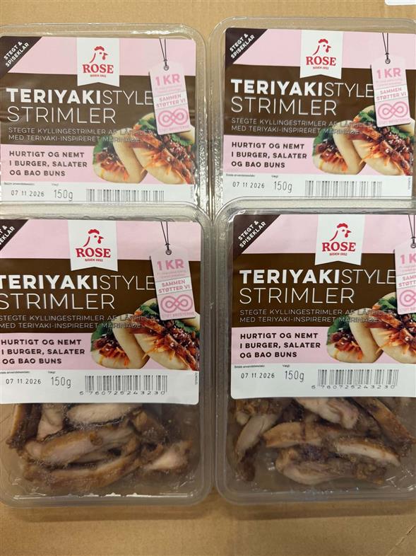 Teriyaki strimler 11,95,-