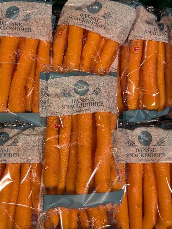 Snackgulerødder