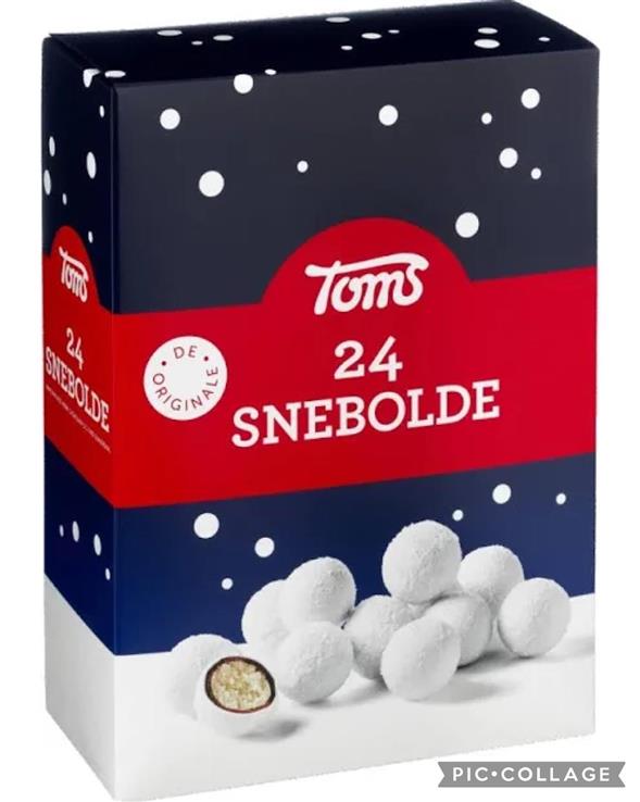 Toms snebolde 72,-