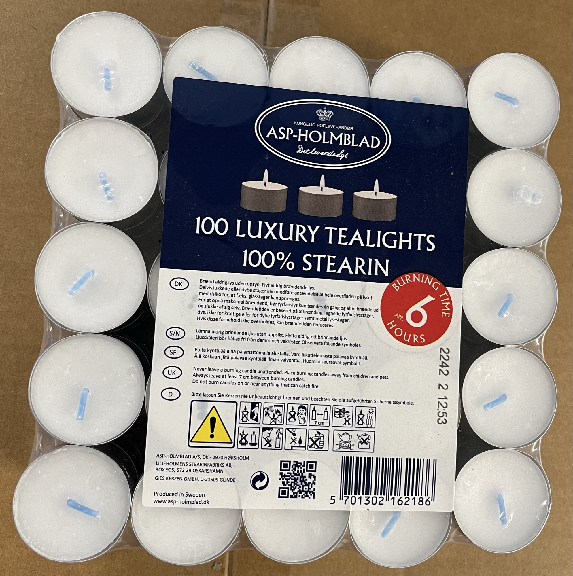100 Fyrfadslys 55kr
