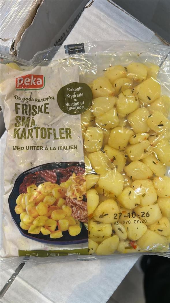 Små kartofler med urter 10,95,-