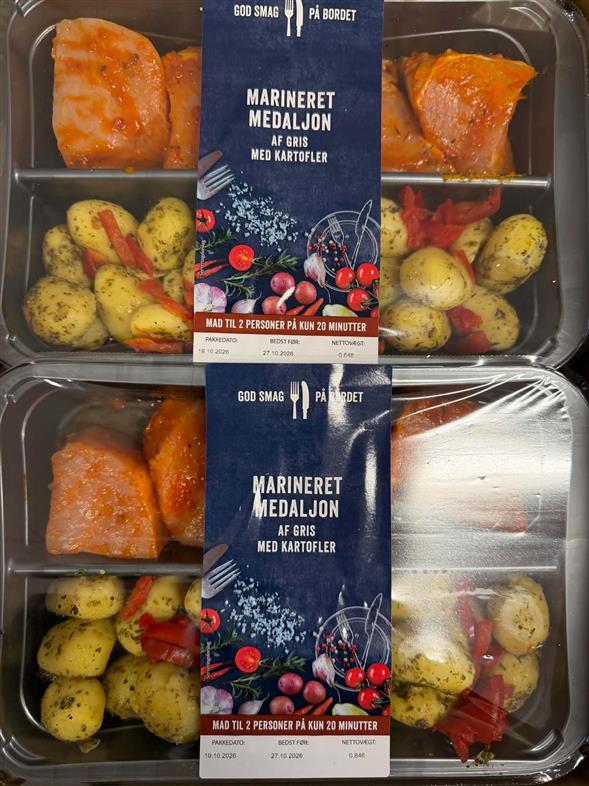 Madaljon menu 59,-