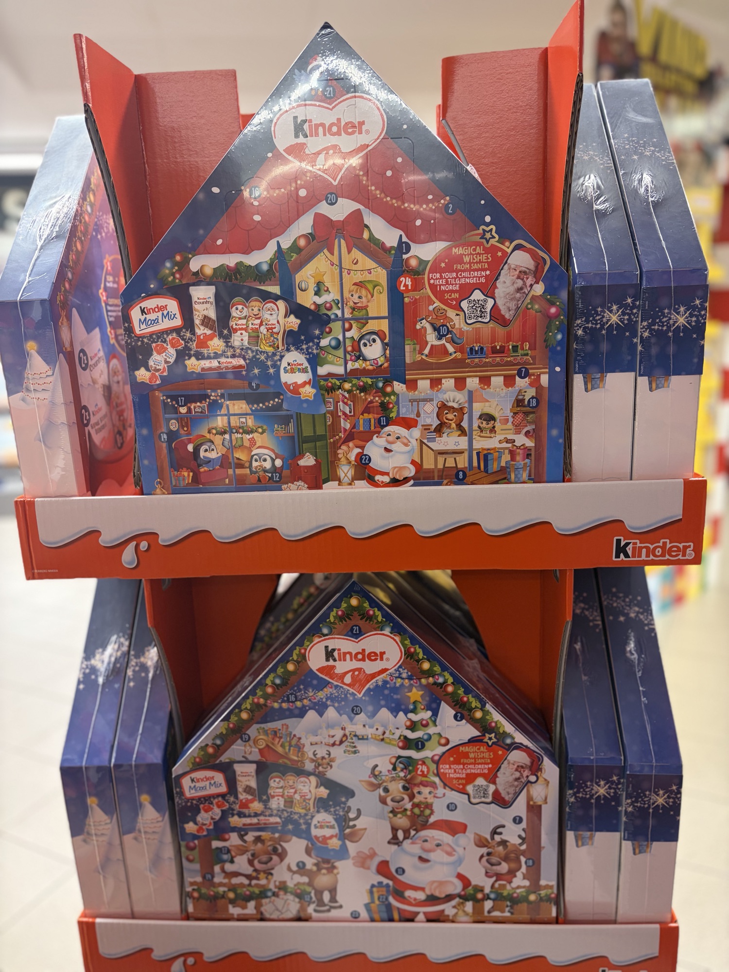 Kinder julekalender 120kr