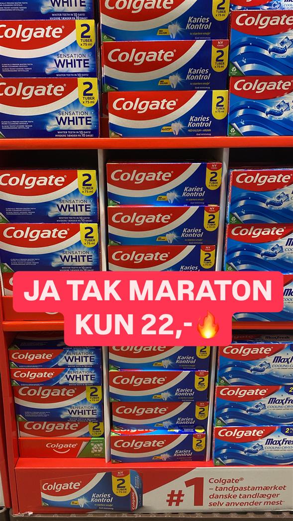 Colgate  22,-