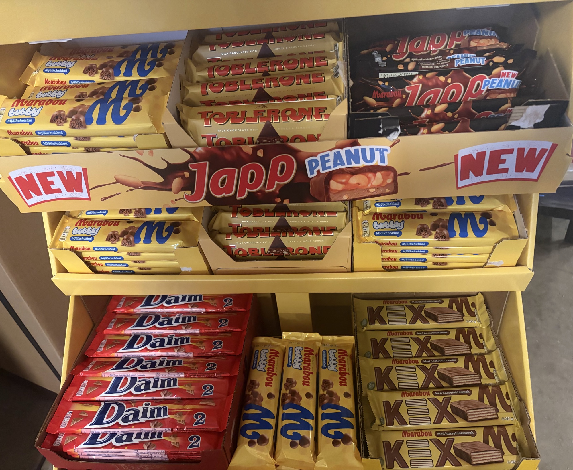 Marabou bars